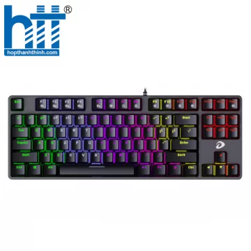 Bàn phím cơ Gaming DAREU EK87 - Black (Multi-LED)