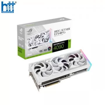 Card màn hình ASUS ROG Strix GeForce RTX 4090 OC White Edition 24GB (ROG-STRIX-RTX4090-O24G-WHITE)