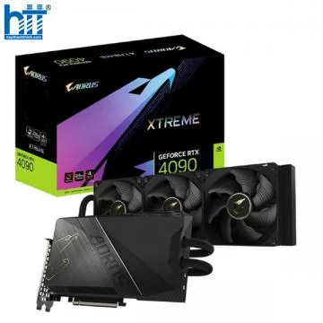 Card màn hình GIGABYTE AORUS GeForce RTX 4090 XTREME WATERFORCE 24G (GV-N4090AORUSX W-24GD)