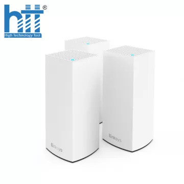 Bộ phát wifi Linksys Velop WHW0303 3-Pack Tri-Band (Chuẩn AC/ AC2200Mbps/ Ăng-ten ngầm/ Wifi Mesh/ Dưới 80 User)