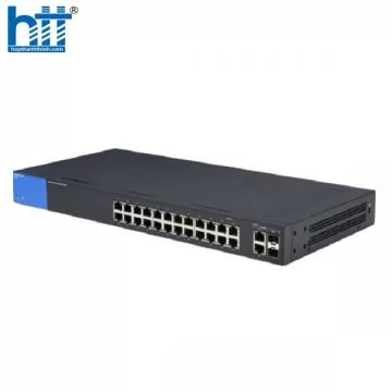 Switch Linksys LGS326 (Gigabit (1000Mbps)/ 28 Cổng/ 2 SFP/ Smart Switch/ Vỏ Thép)