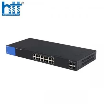 Switch Linksys LGS318P (Gigabit (1000Mbps)/ 20 Cổng/ 2 SFP/ Smart Switch/ 16 cổng PoE/ Vỏ Thép)