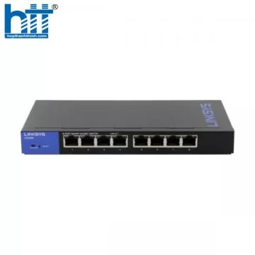 Thiết bị chia mạng Linksys LGS108P (Gigabit (1000Mbps)/ 8 Cổng/ 4 cổng PoE/ Vỏ Thép)