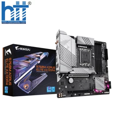 Mainboard Gigabyte B760M Aorus ELITE AX DDR4 (Wifi+Bluetooth)
