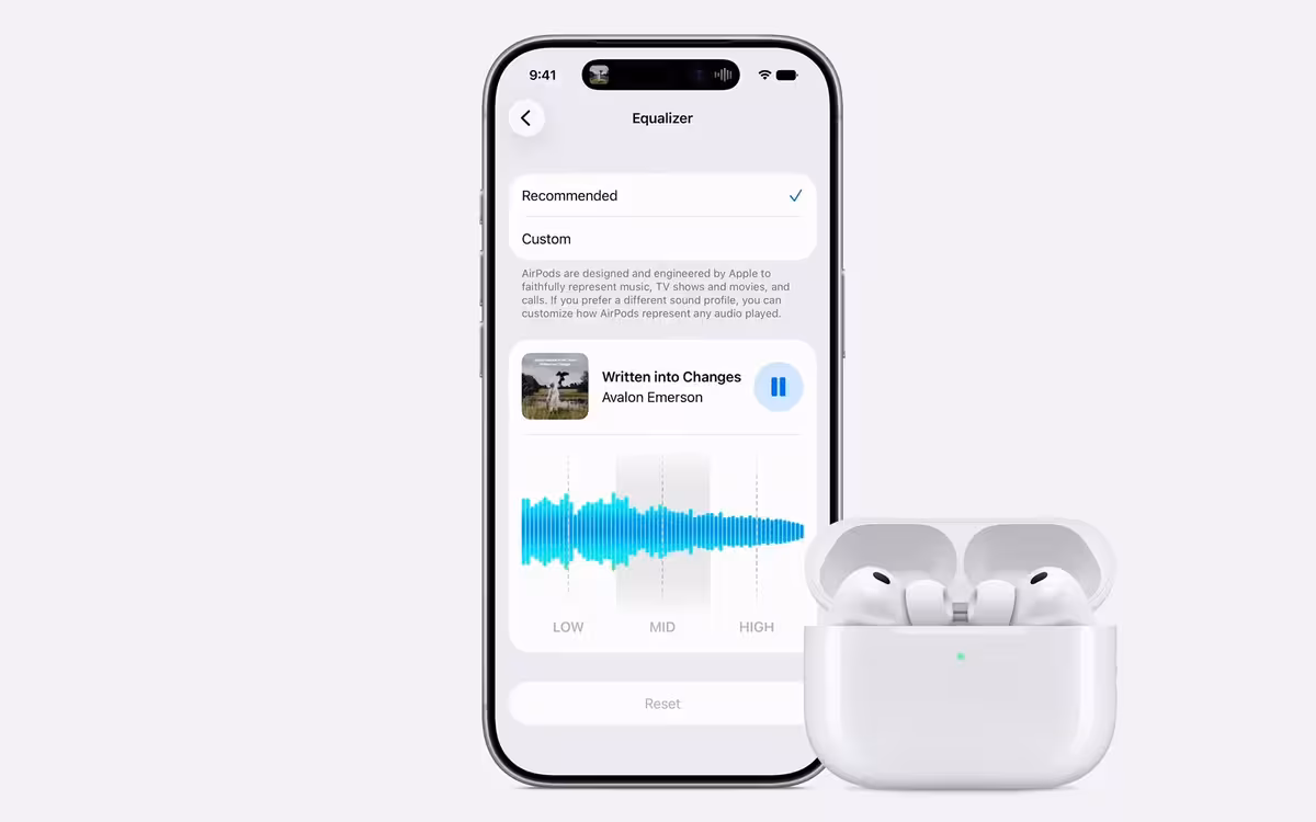Apple chính thức cho phép tùy chỉnh EQ trên AirPods