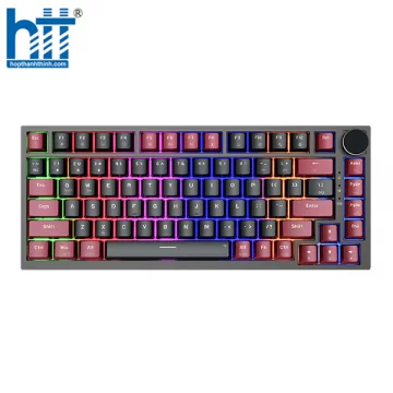 BÀN PHÍM CƠ GAMING EDRA EK375 ALPHA BROWN SWITCH (USB/PBT/LED RAINBOW)
