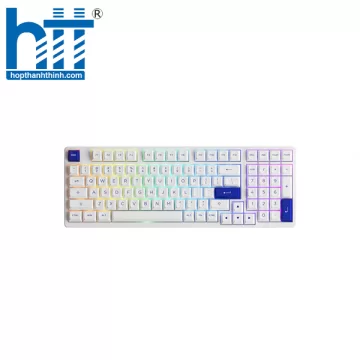 Bàn phím cơ AKKO 3098B Multi-modes Blue on White