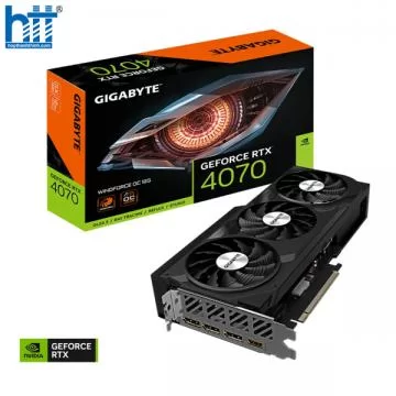Card màn hình GIGABYTE GeForce RTX 4070 WINDFORCE OC 12G 