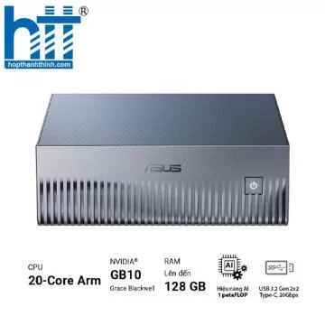 Bộ Mini PC AI Asus Ascent GX10 GX10-GG0012BN (Nvidia GB10 | 128 GB RAM |1TB M.2 NVMe SSD)