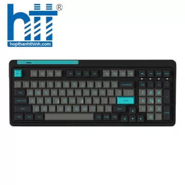 Bàn Phím Cơ Có Dây - FL-Esports CMK98 SAM GRAPHITE GREEN  | Kailh Coolmint , Deep Sea Silent