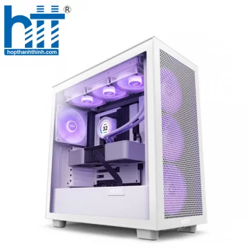 Vỏ case NZXT H7 Flow RGB White (CM-H71FW-R1)