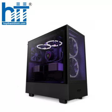 Vỏ máy tính NZXT H5 Flow Black (Mid Tower/Màu Đen) (CC-H51FB-01) 
