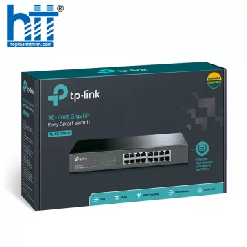 Switch TP-Link TL-SG1016DE (Gigabit (1000Mbps)/ 16 Cổng/ Smart Switch/ Vỏ Thép)