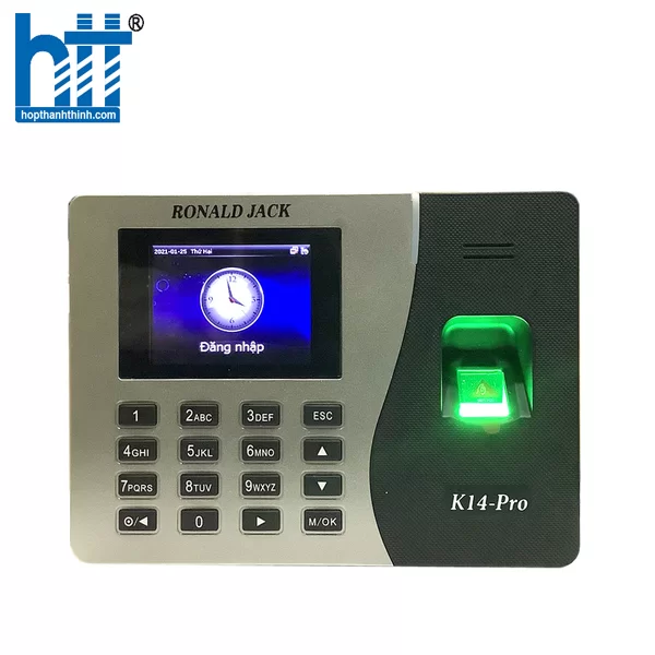 Máy chấm công vân tay, thẻ cảm ứng RONALD JACK K14 Pro