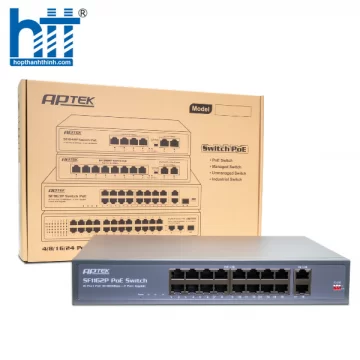Switch 16 cổng 100Mbps PoE APTEK SF1162P