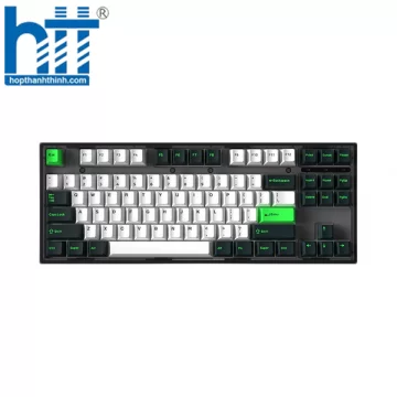 BÀN PHÍM CƠ FL-ESPORTS GP87 CP WHITE GREEN WHITE SW (GATERON PRO) (USBC/RGB/HOTSWAP)