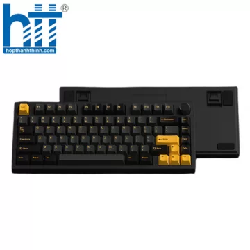 Bàn phím cơ Gaming không dây FL-Esports GP75 CPM Black Body Polar Night Kailh Box Brown , Red Switch