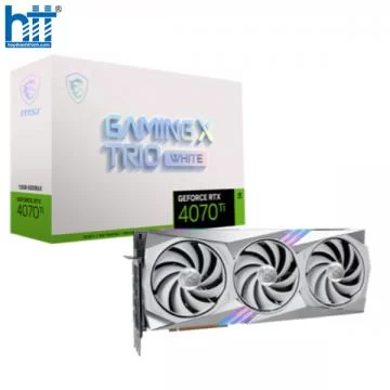 Card màn hình MSI GeForce RTX 4070 Ti GAMING X TRIO WHITE 12G