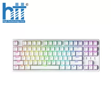 Bàn Phím Cơ Không Dây Durgod Cavalry 87 White Kailh Turbo