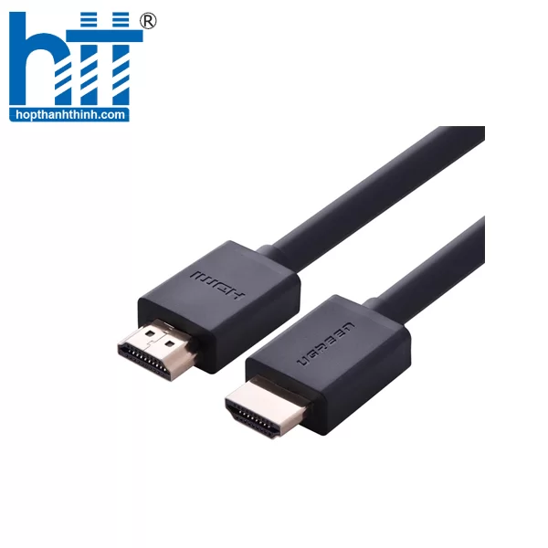 Ugreen 10106 1M màu Đen Cáp tín hiệu HDMI chuẩn 1.4 hỗ trợ phân giải 4K * 2K 50hz HD104 20010106