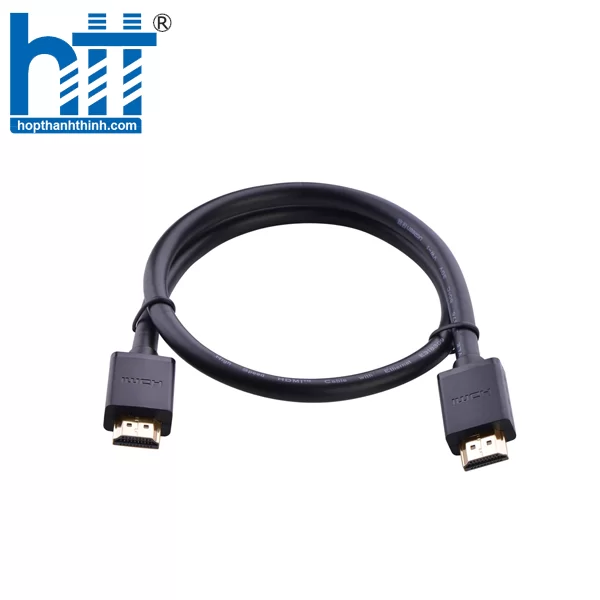 Ugreen 10109 5M màu Đen Cáp tín hiệu HDMI chuẩn 1.4 hỗ trợ phân giải 4K * 2K HD104 20010109