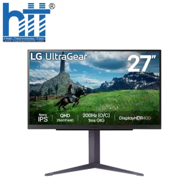 Màn Hình Gaming LG UltraGear 27GS85Q-B (27 inch - IPS - 2K - 200Hz - 1ms)