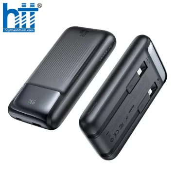 Sạc Dự Phòng Mcdodo 10000mAh 22.5W Built-in Cables Digital Display Power Bank