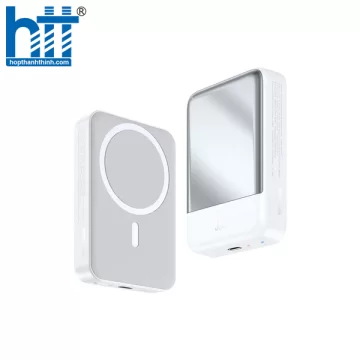 Pin Sạc Dự Phòng Không Dây Mcdodo Ambilight Series 30W Magnetic Wireless Power Bank 10000mAh White