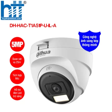 Camera HDCVI 5MP DAHUA DH-HAC-T1A51P-U-IL-A