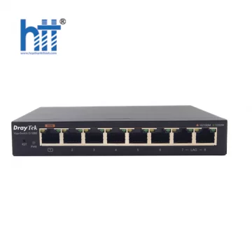 Thiết Bị Mạng Switch DrayTek 8 Port VigorSwitch G1080 Gigabit Smart