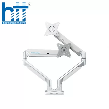 GIÁ TREO 2 MÀN HÌNH HUMAN MOTION T2-2 MÀU TRẮNG