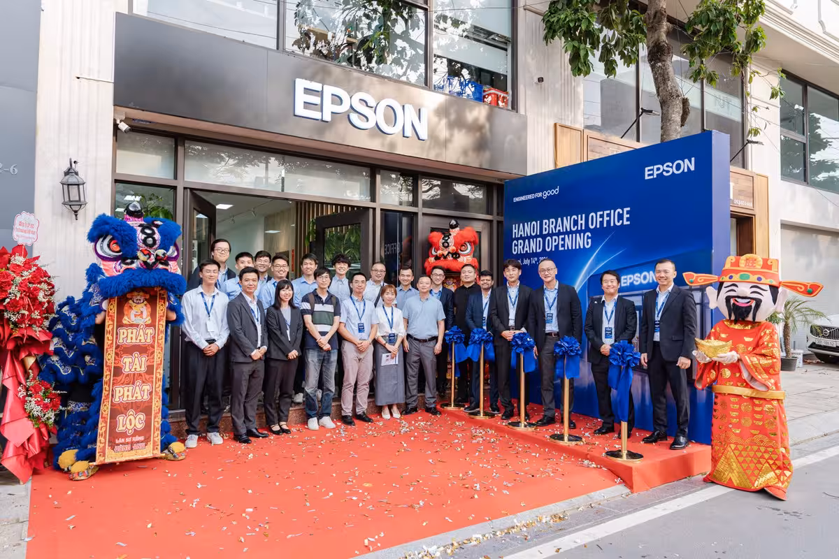 Epson khai trương trung tâm giải pháp tại Hà Nội: Bước tiến mới trong tự động hóa doanh nghiệp Việt