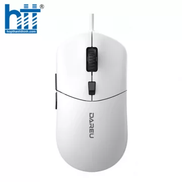 Chuột DareU LM121 RGB White Silent Click