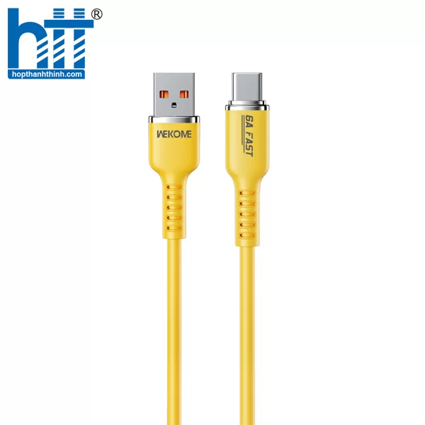 Cáp Sạc WDC-09 WEKOME USB to Type-C Yellow