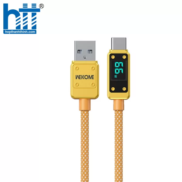 Cáp Sạc WDC-06 WEKOME USB to Type-C Yellow