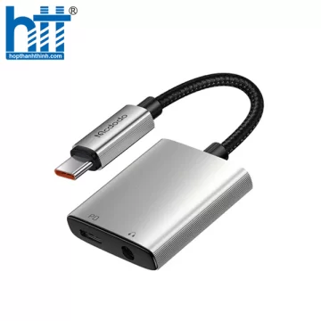 Đầu Chuyển Đổi Mcdodo 2 in 1 Type-C + 3.5mm Audio Adapter