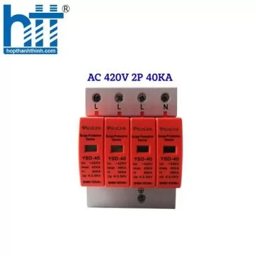 Thiết bị chống sét lan truyền  AC 4P 40kA - Cắt sét AC 1pha, 3 pha