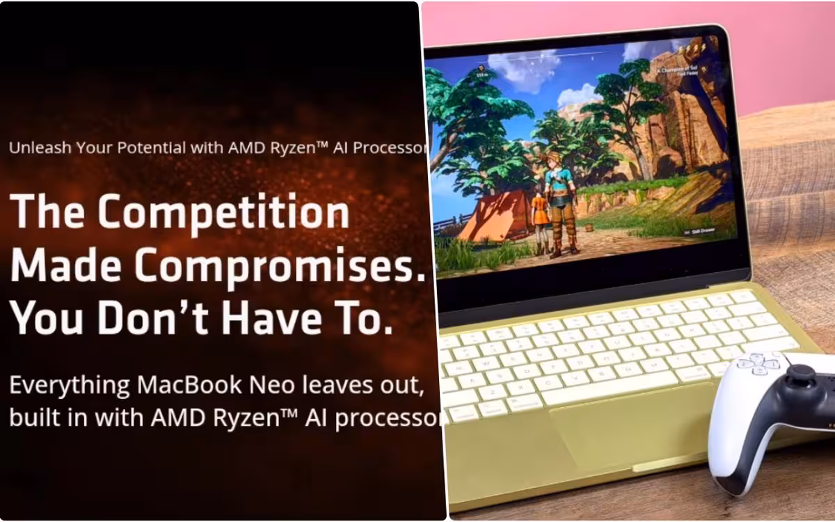 AMD và cuộc chiến gaming vô nghĩa với MacBook Neo