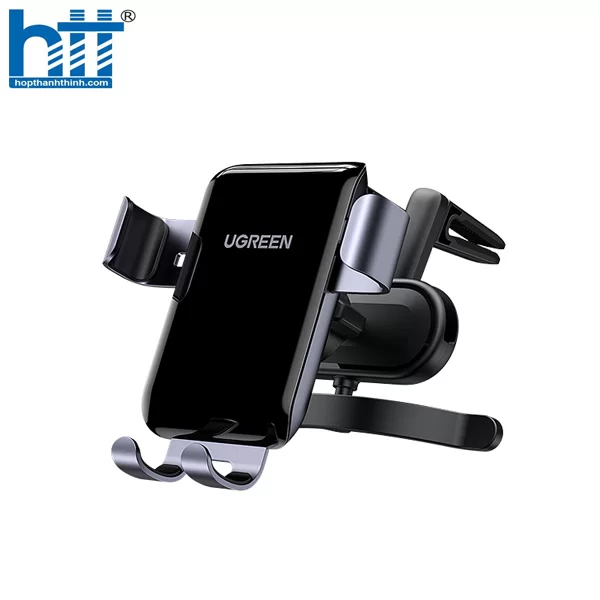 Ugreen 30401 xoay 360 độ Màu Xám Giá đỡ điện thoại trên xe hơi kẹp bằng nhôm LP274 20030401