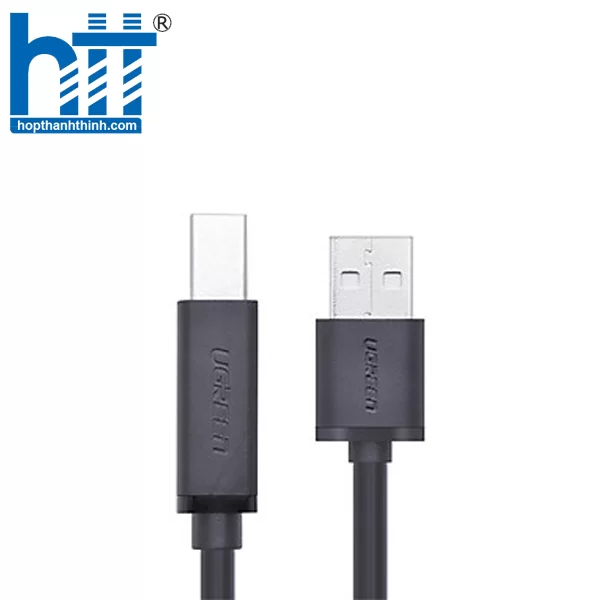 Ugreen 10328 3M màu Đen Cáp USB 2.0 sang USB B máy in US104 20010328