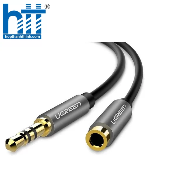Ugreen 10538 5M màu Đen Cáp âm thanh 3.5mm nối dài AV118 20010538