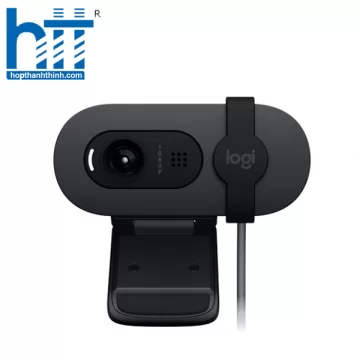 Webcam Logitech Brio 100 1080p full HD - Màu đen
