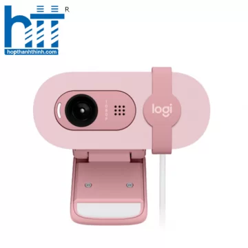 Webcam Logitech Brio 100 1080p full HD - Màu hồng