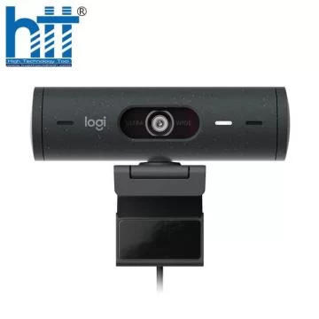 Webcam Logitech Brio 500 1080p full HD (Màu đen)