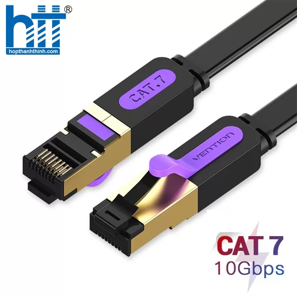 Cáp mạng CAT7 FTP đầu đúc dài 10m Vention ( dẹt )