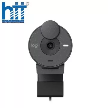 Webcam Logitech Brio 300 1080p full HD (Màu Than chì)