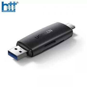 Đầu đọc thẻ nhớ SD/TF 2 trong 1 USB-A & USB-C Ugreen 80191