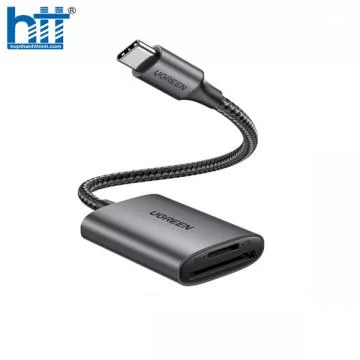 Đầu đọc thẻ SD/TF chuẩn USB Type-C Ugreen 80888 vỏ nhôm cao cấp
