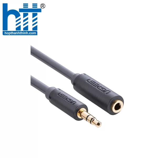 Ugreen 10782 1M màu Đen Cáp âm thanh 3.5mm nối dài AV124 20010782