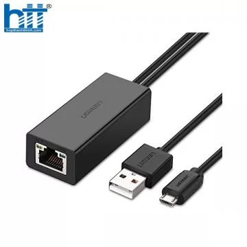 Ugreen 30985 1M màu đen card mạng usb